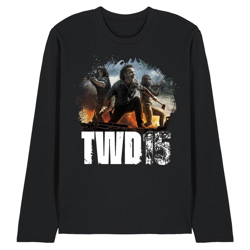 Black - Other - The Walking Dead Group Action Pose Long Sleeve T-S - 1