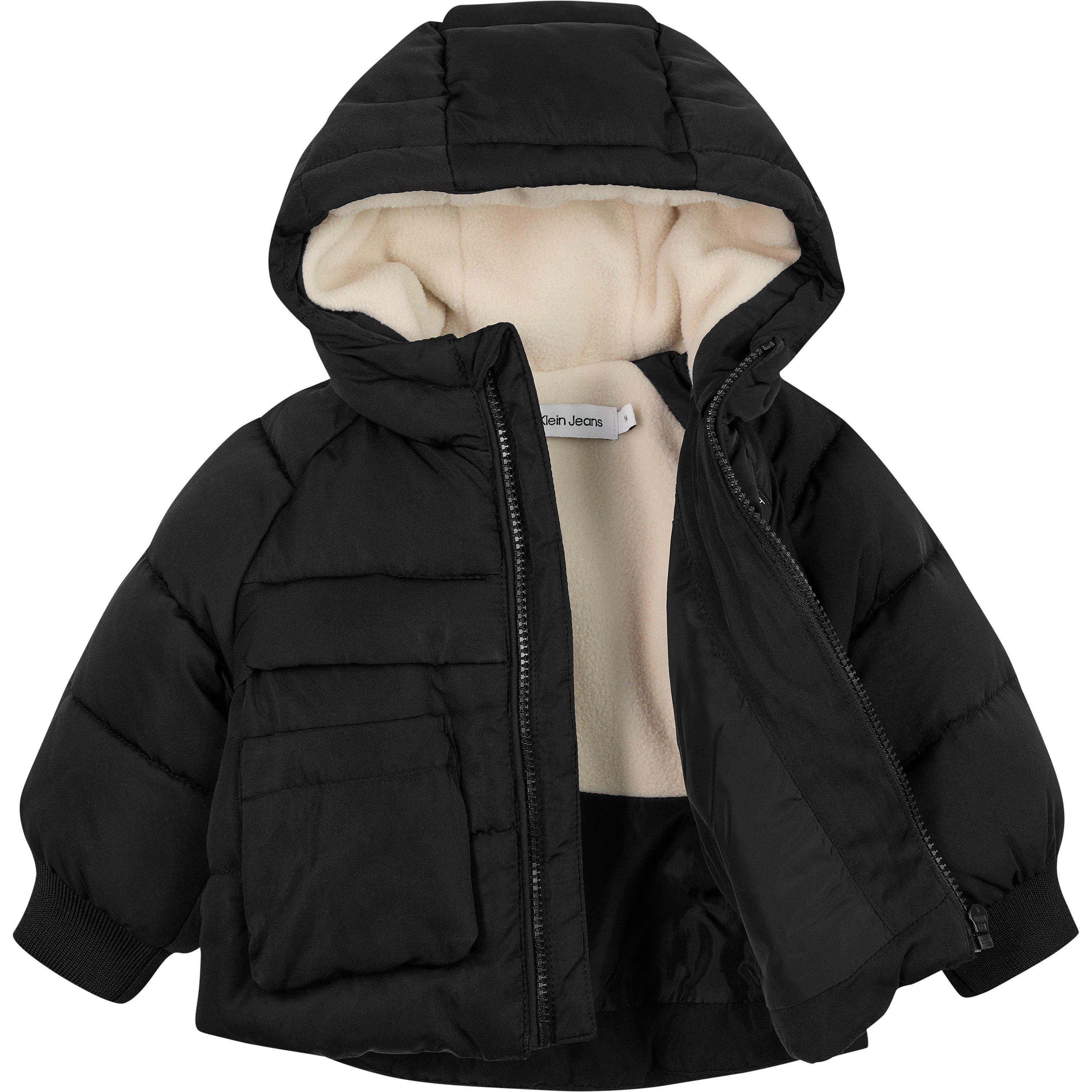 Calvin Klein Jeans Hooded Puffer Jacket Giubbotti Piumini Corti Sports Direct