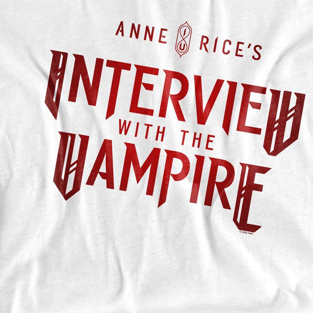 White - Other - Interview With The Vampire Red Logo T-Shirt White - 2