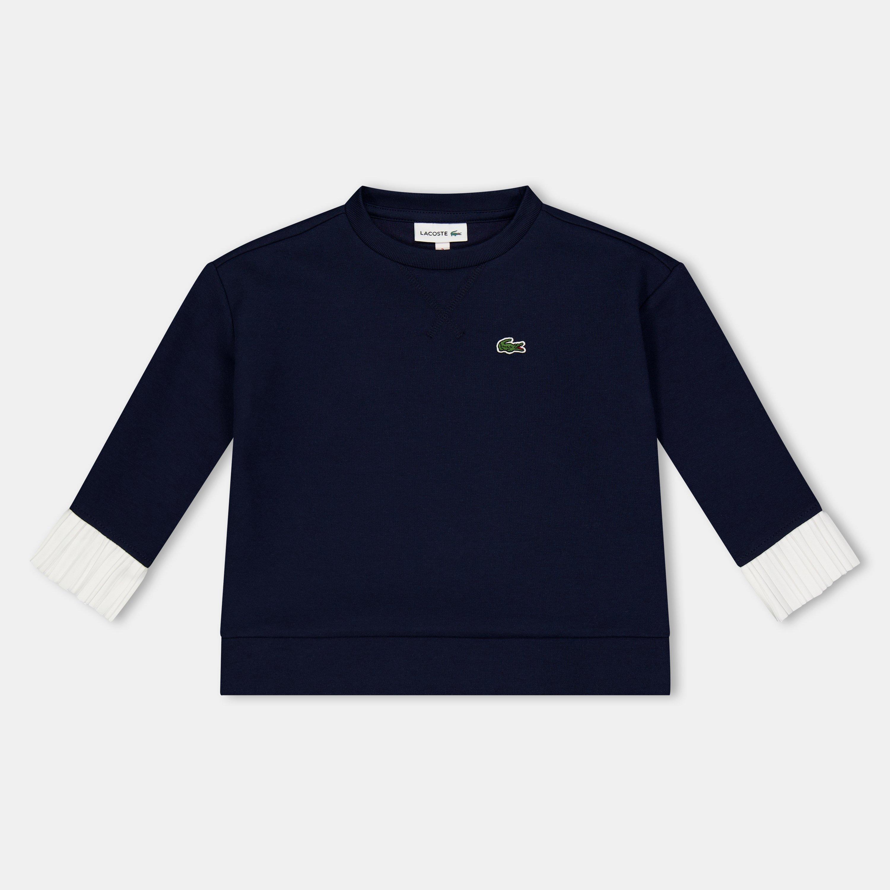 Navy/White - Lacoste - Crew Neck Jumper - 1