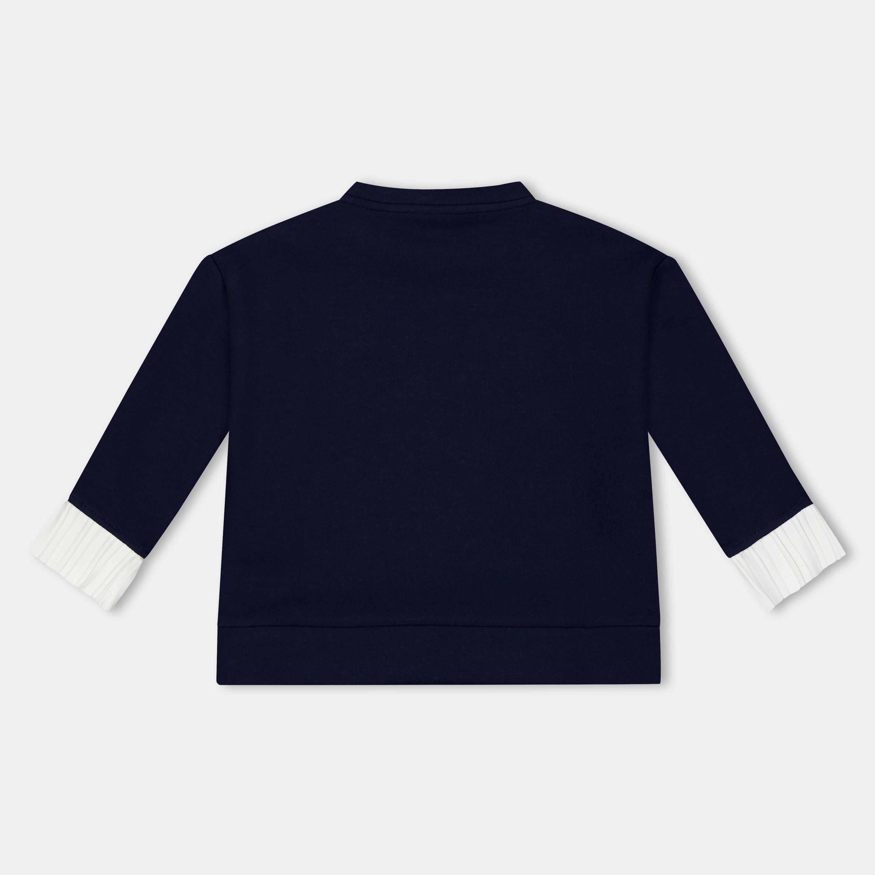 Navy/White - Lacoste - Crew Neck Jumper - 2