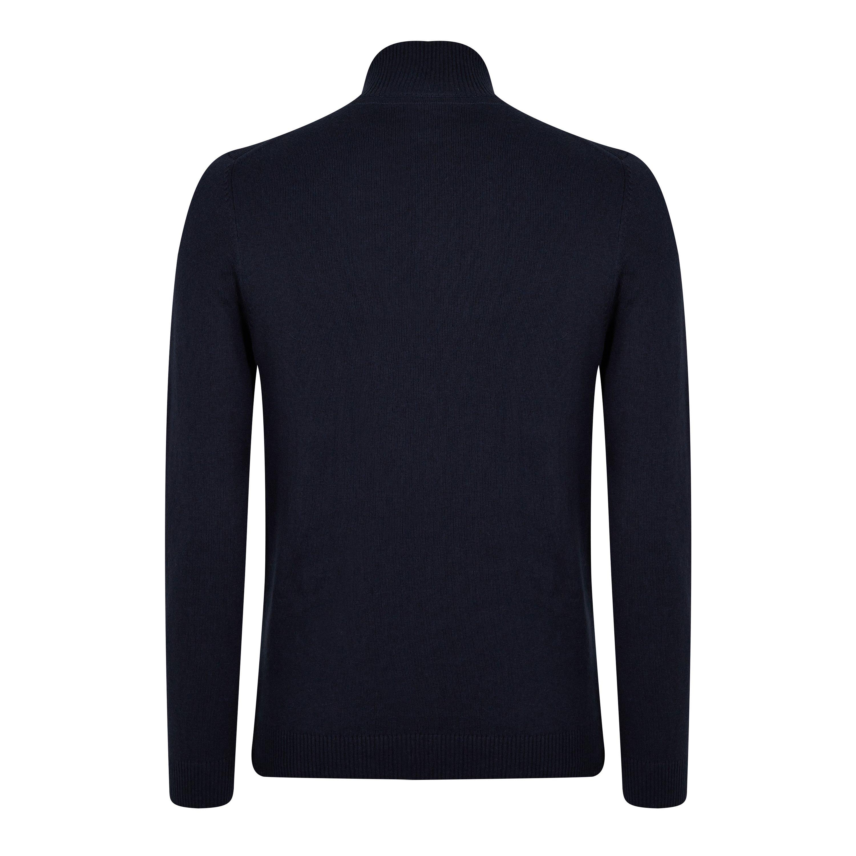 Dk Navy Z271 - Lyle and Scott - Quarter-Zip Jumper - 2