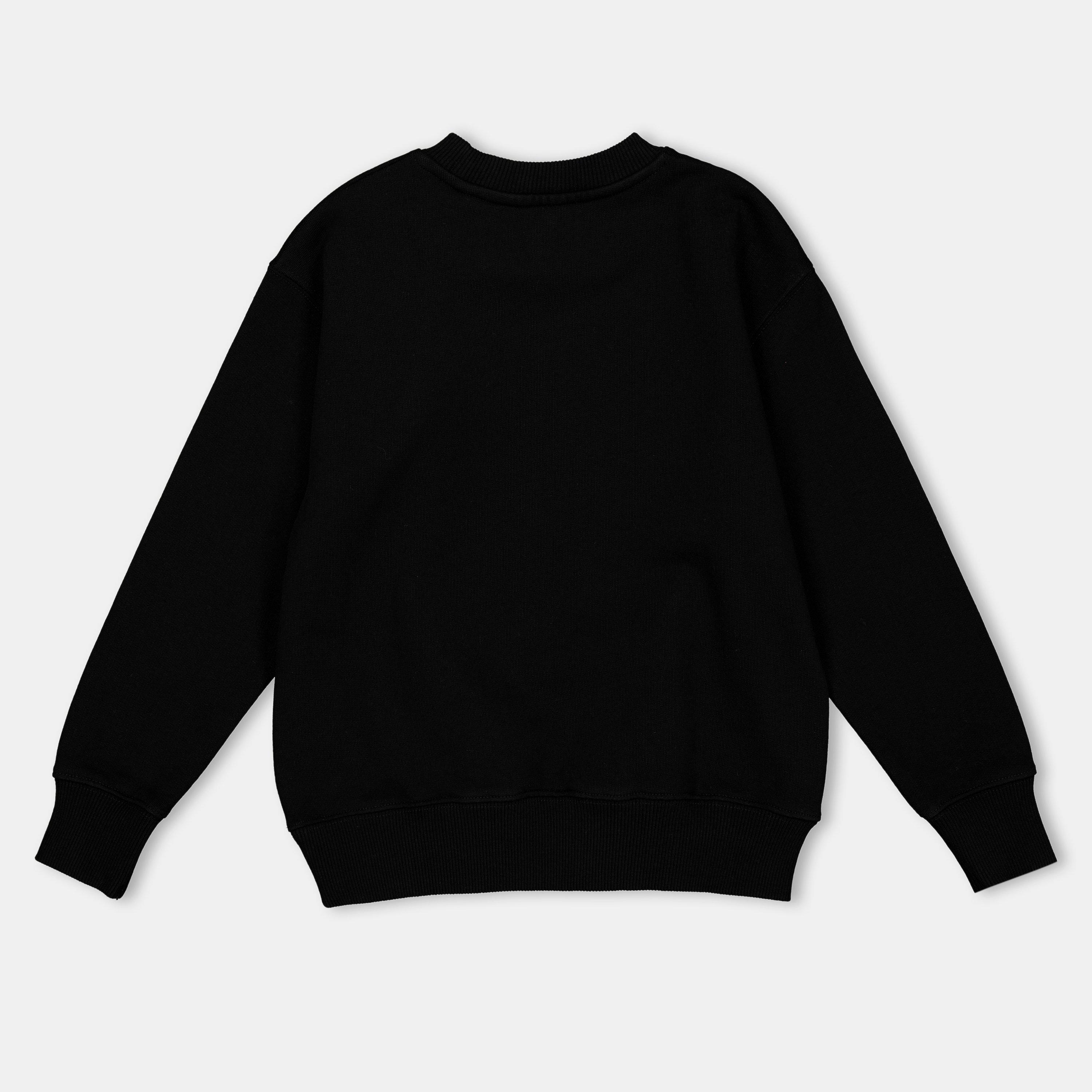Black/Blue - Off White - Kids Crew Sweater - 2
