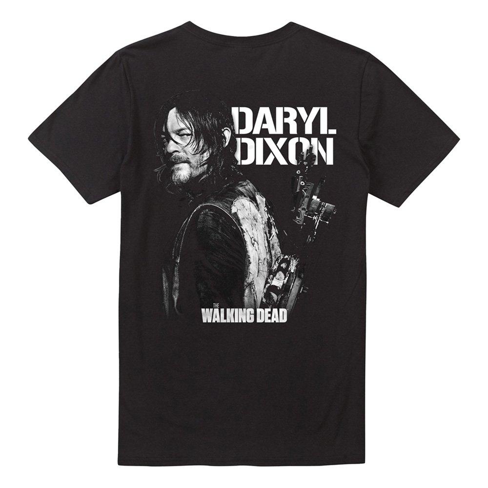 Black - Other - The Walking Dead Daryl Dixon Mono Back T-Shirt Bl - 4