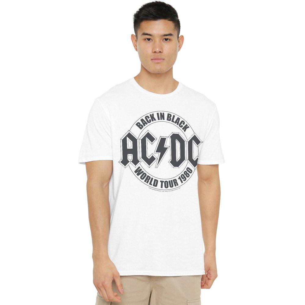 White - ACDC - Tour Emblem T-Shirt - 1