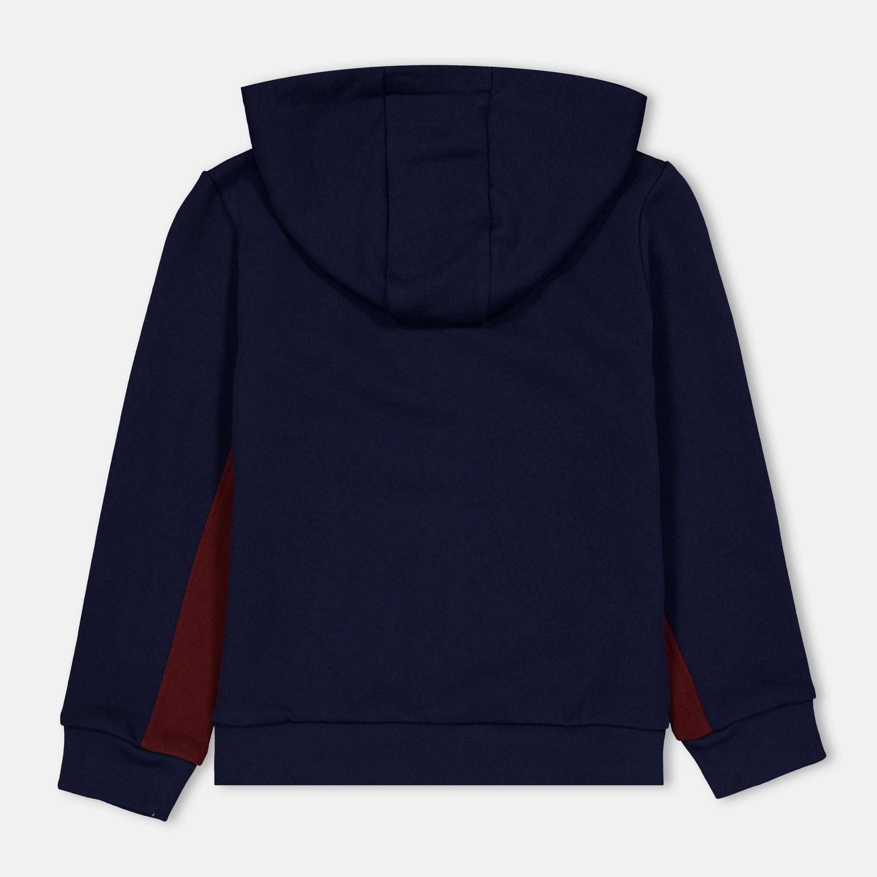 Navy/Expresso - Lacoste - Kids' Crew Neck Jumper - 2
