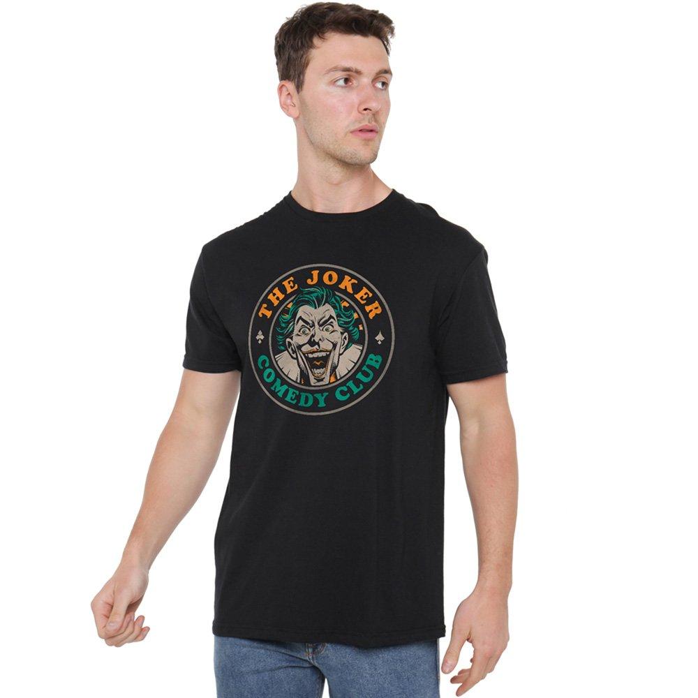 The Batman Joker Comedy Club Mens Mens T-Shirt Black