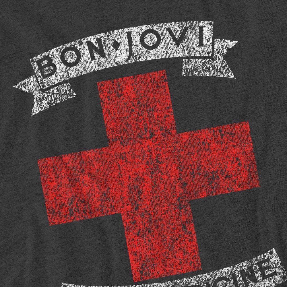 Grey - Bon Jovi - Bon Jovi Bad Medicine T-Shirt Charcoal - 2