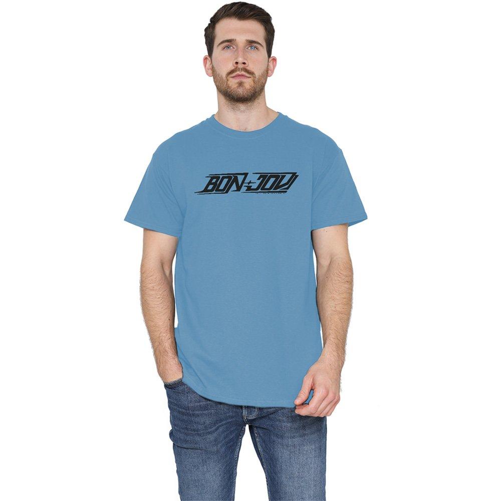Bon Jovi Bon Jovi New Logo T Shirt Carolina Blue