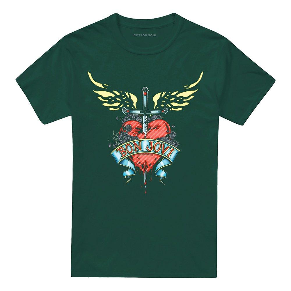Grey - Bon Jovi - Bon Jovi Daggered T Shirt Charcoal - 4