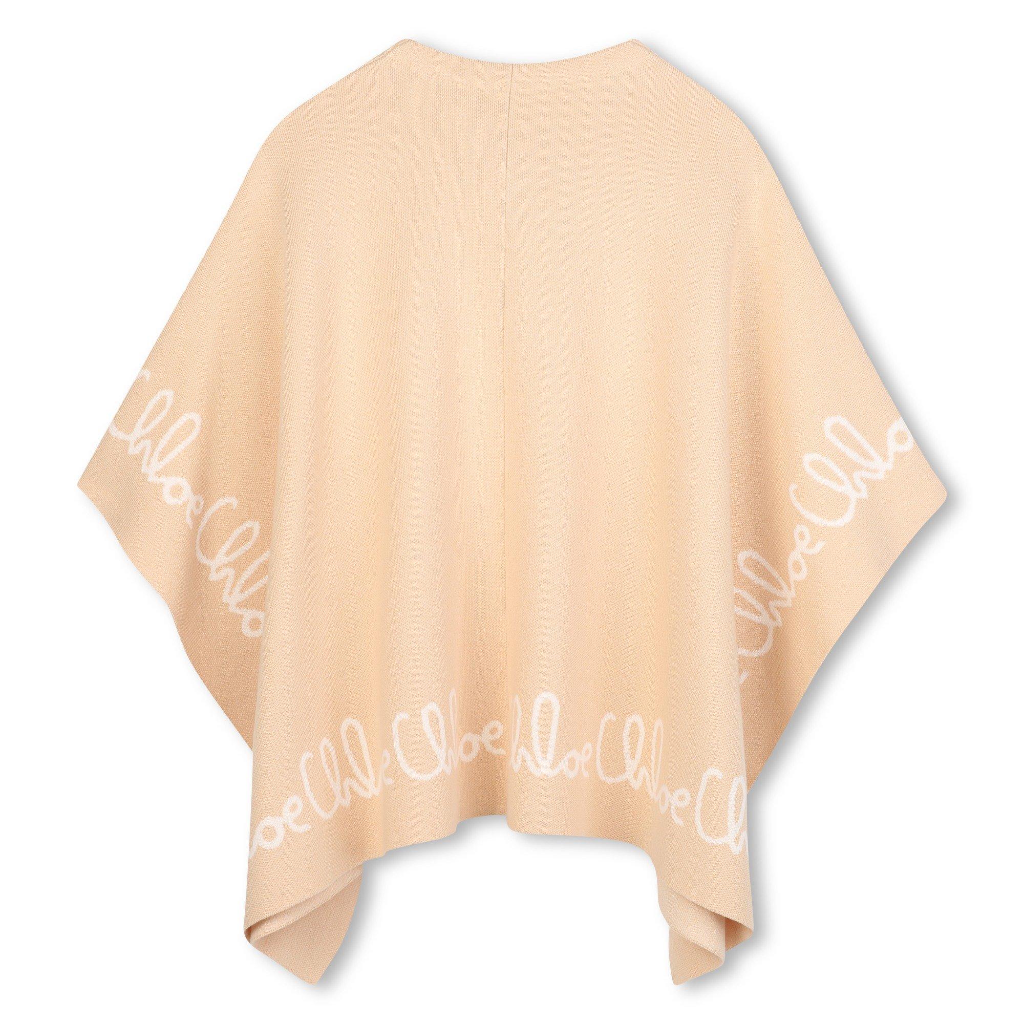 Taupe - Chloe - Chloe Jacquard Cape Jn61 - 2