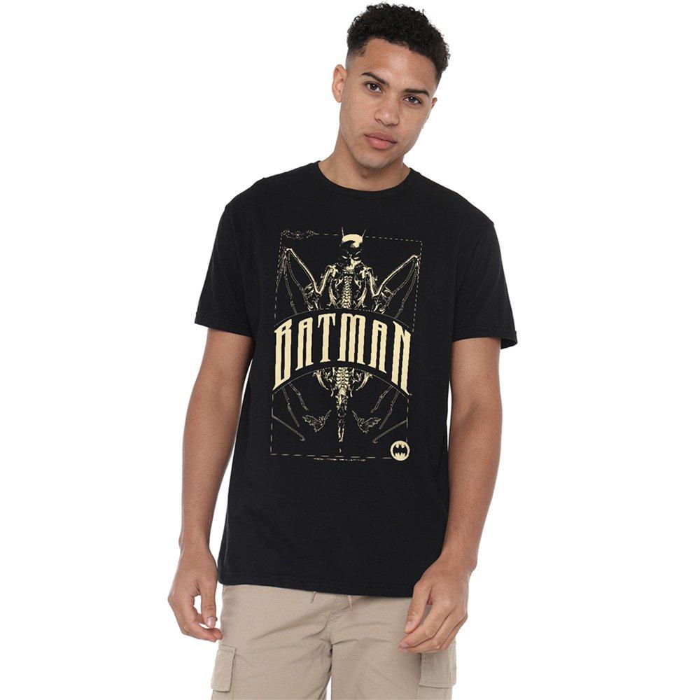 Black - DC Comics - Batman Skeleton Bat T-Shirt Black - 1