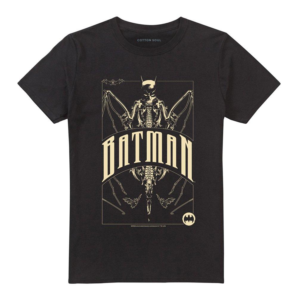 Black - DC Comics - Batman Skeleton Bat T-Shirt Black - 4
