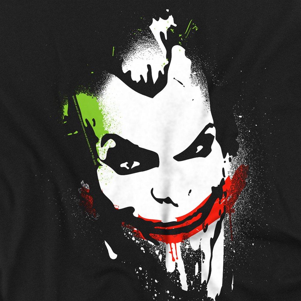 Black - DC Comics - Joker Big Face Cotton T-shirt - 2
