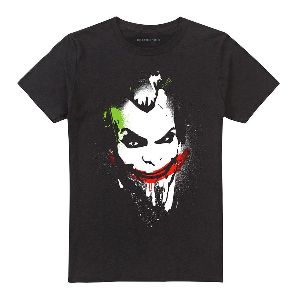 Black - DC Comics - Joker Big Face Cotton T-shirt - 4