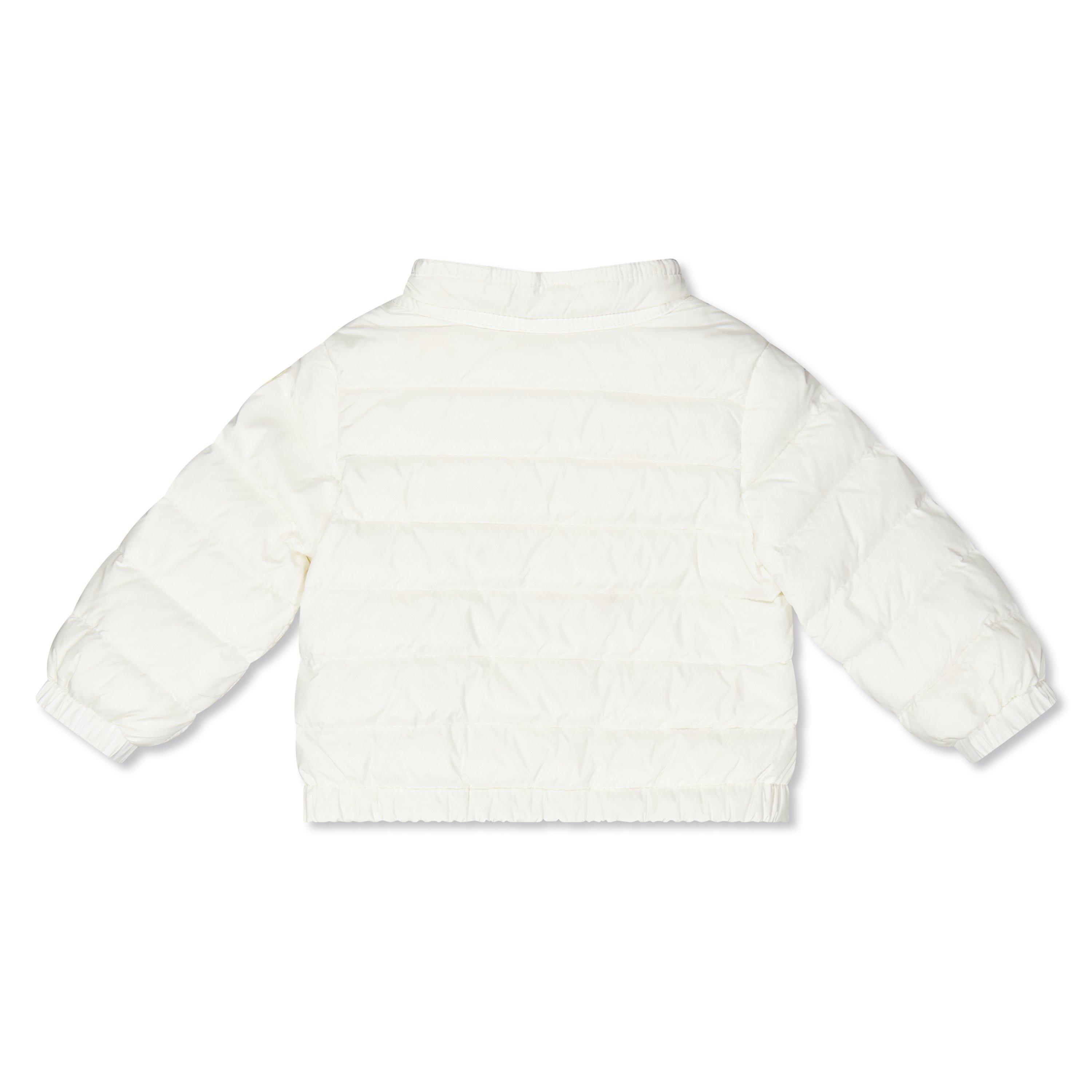 White 034 - Moncler - Kids' Lans 90/10 Goose Down Long Sleeve Short Puffer Jacket - 2