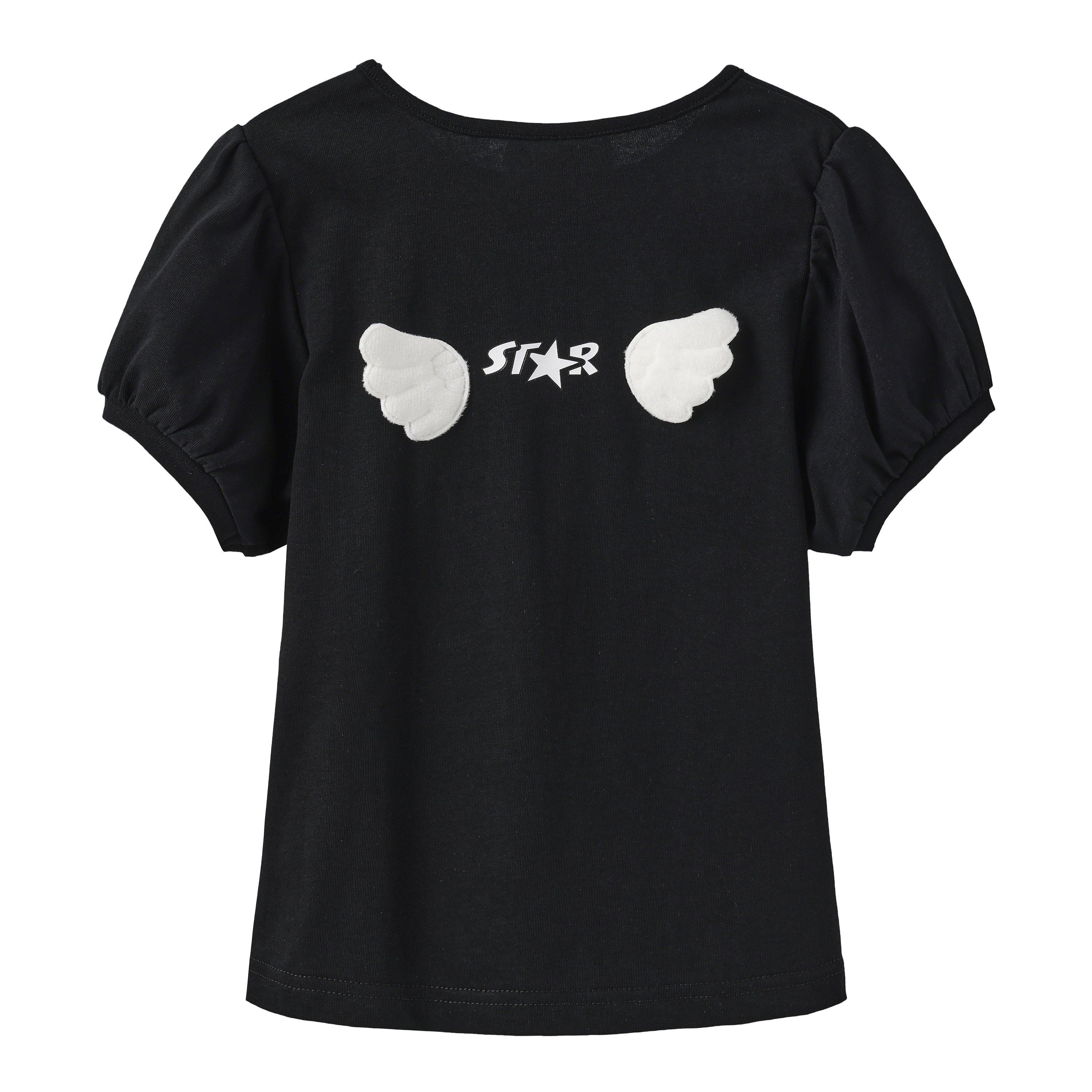 Black - Star - Girls’ Tee - 2