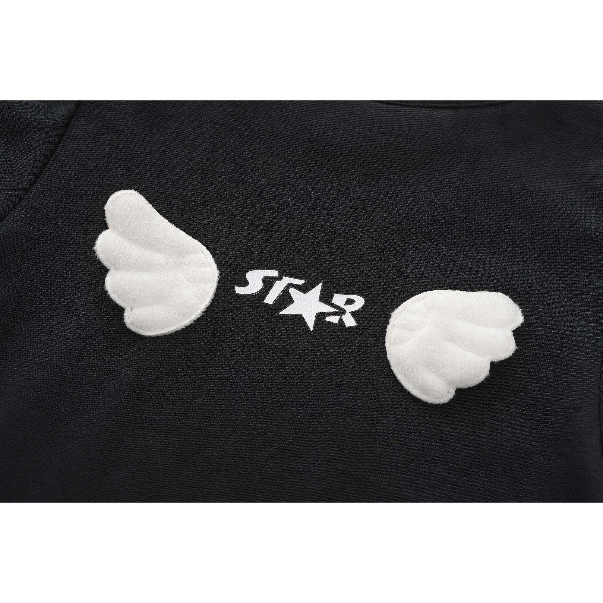 Black - Star - Girls’ Tee - 6