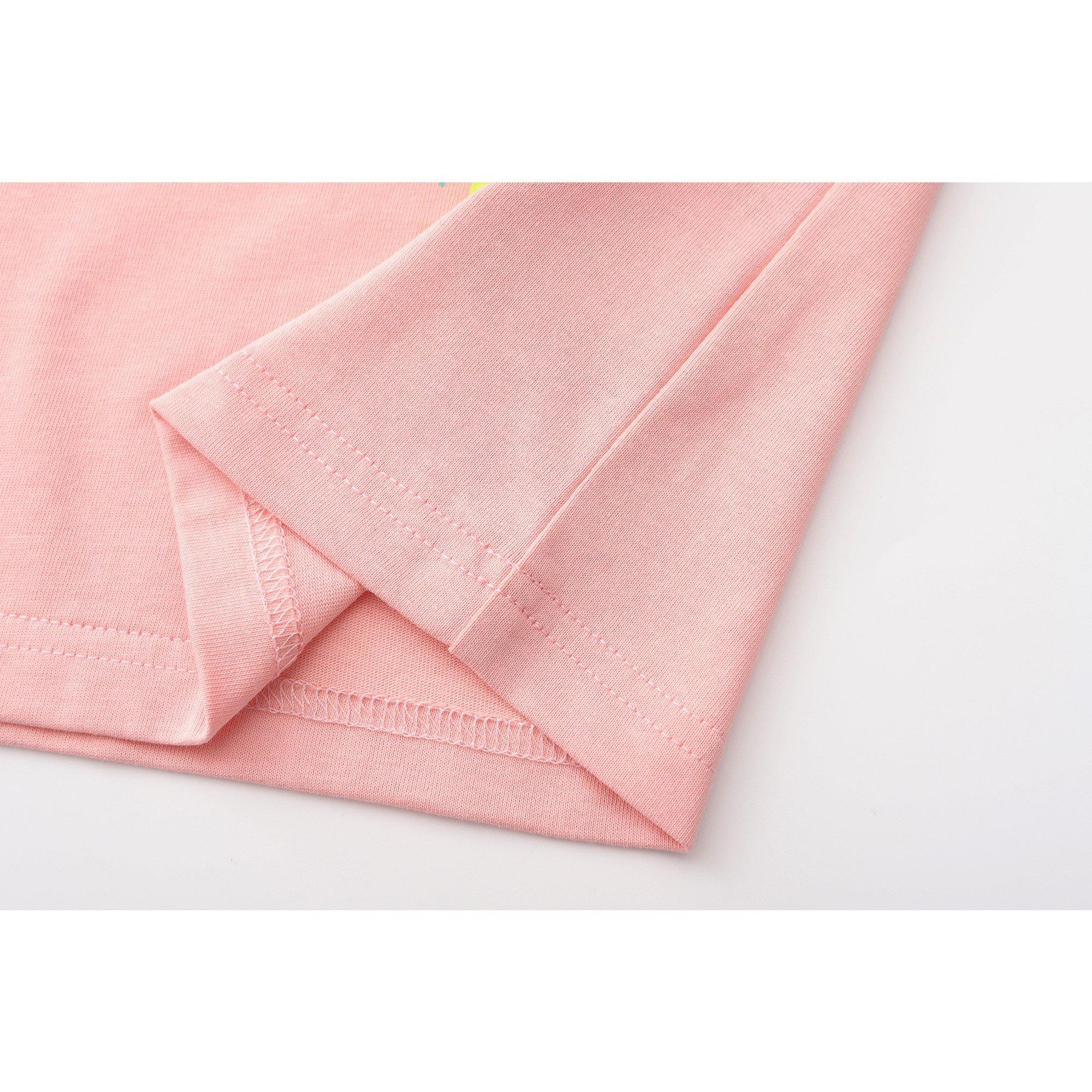 Pink - Star - 3D Girls’ Tee - 5