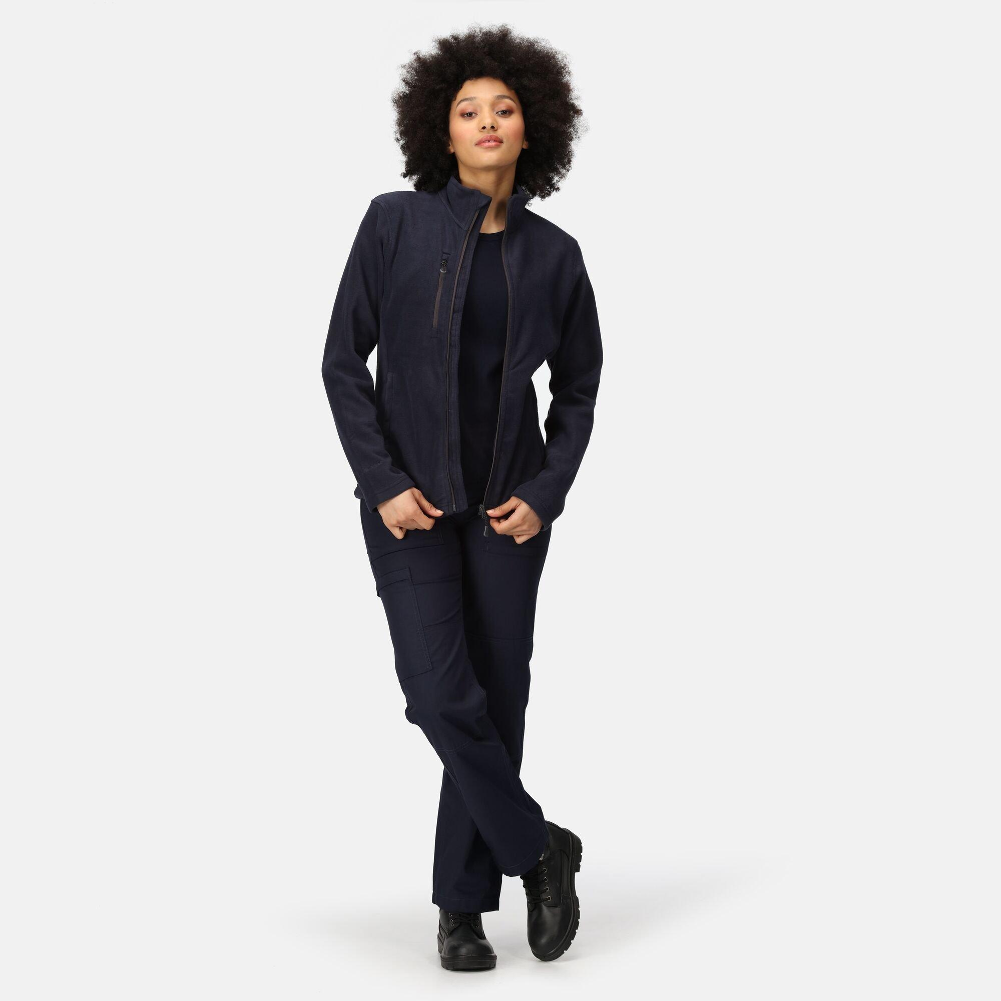Navy - Regatta - Womens H/M Full Zip Fleece - 3