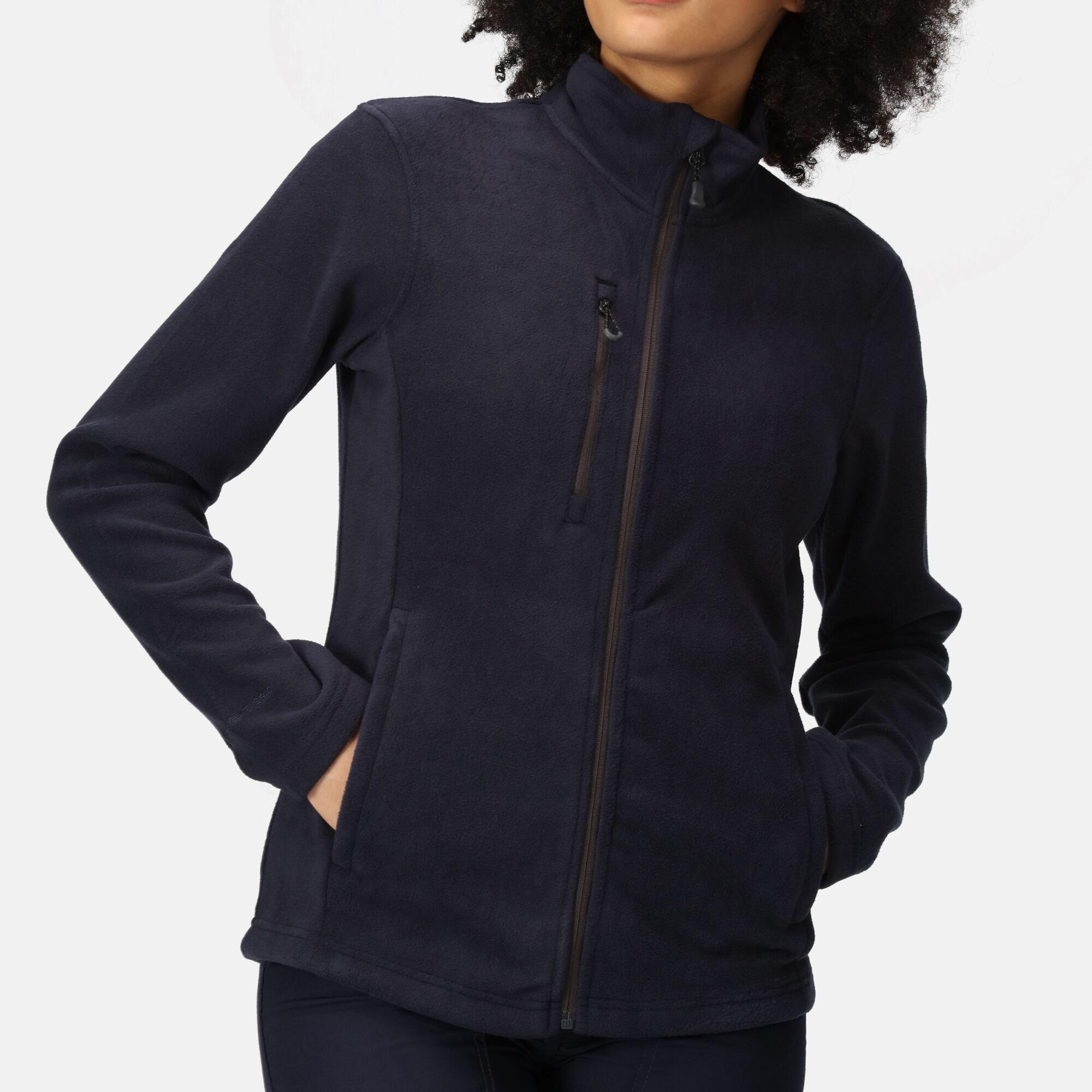 Navy - Regatta - Womens H/M Full Zip Fleece - 5