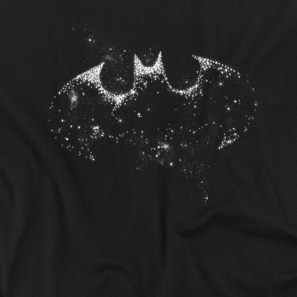 Black - Batman - Batman Galaxy Cotton Mens T-Shirt Black - 2