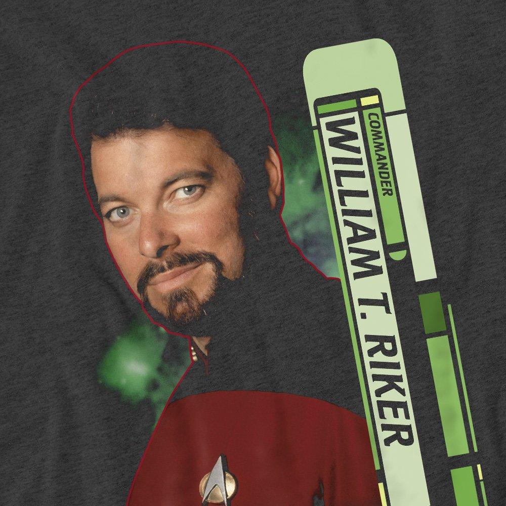 Grey - Star Trek - Star Trek Riker T-Shirt Charcoal - 2