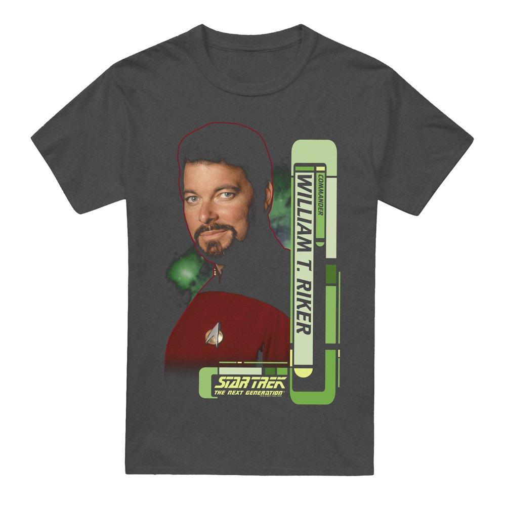 Grey - Star Trek - Star Trek Riker T-Shirt Charcoal - 4