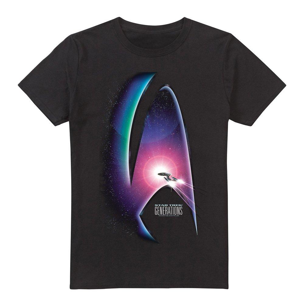 Black - Star Trek - Star Trek Generations(Movie) T Shirt Black - 4