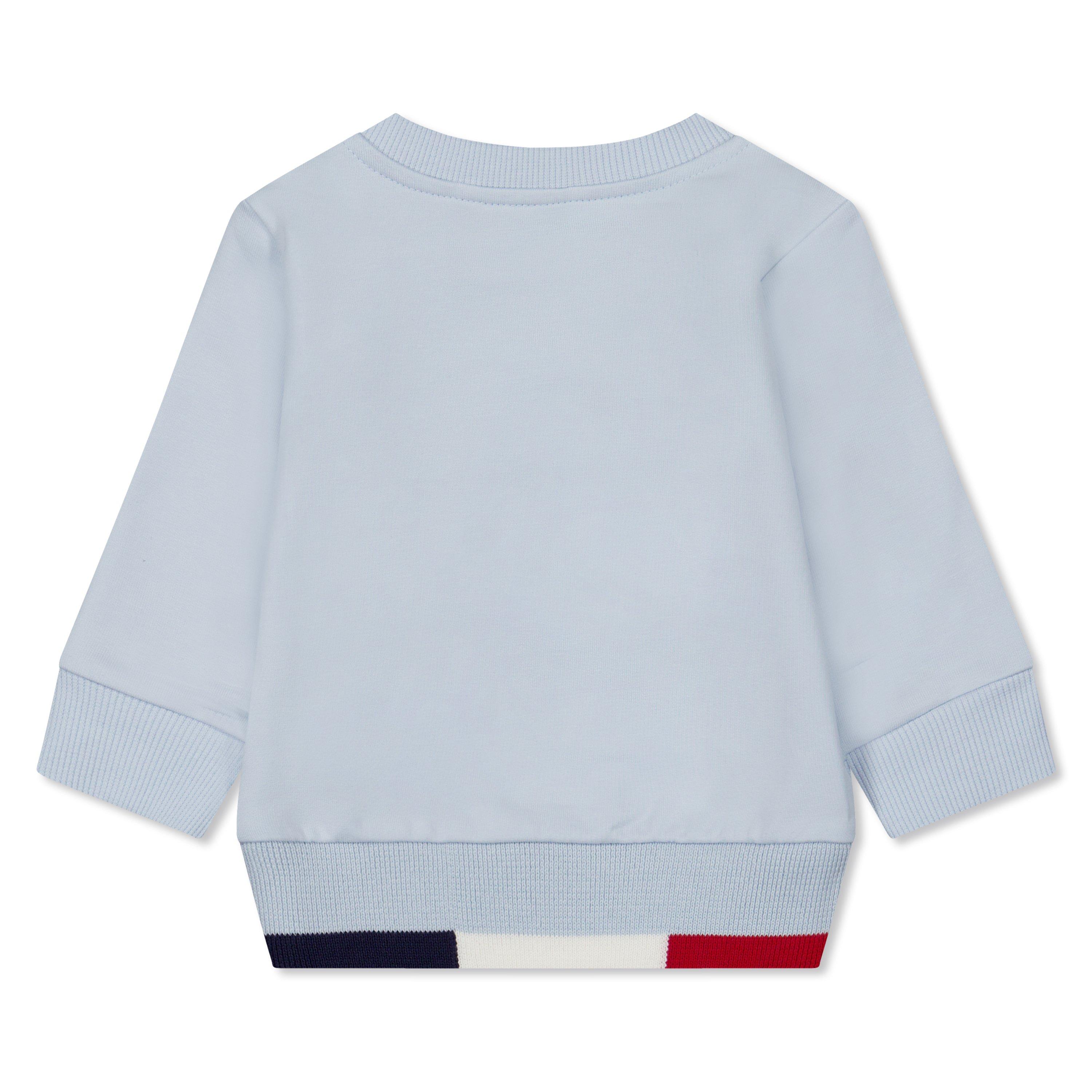 Pale Blue 709 - Moncler - Kids' Sweatshirt and Tracksuit Bottoms Set - 3