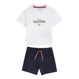 Tommy Hilfiger MONOTYPE TEE AND SHORT SET