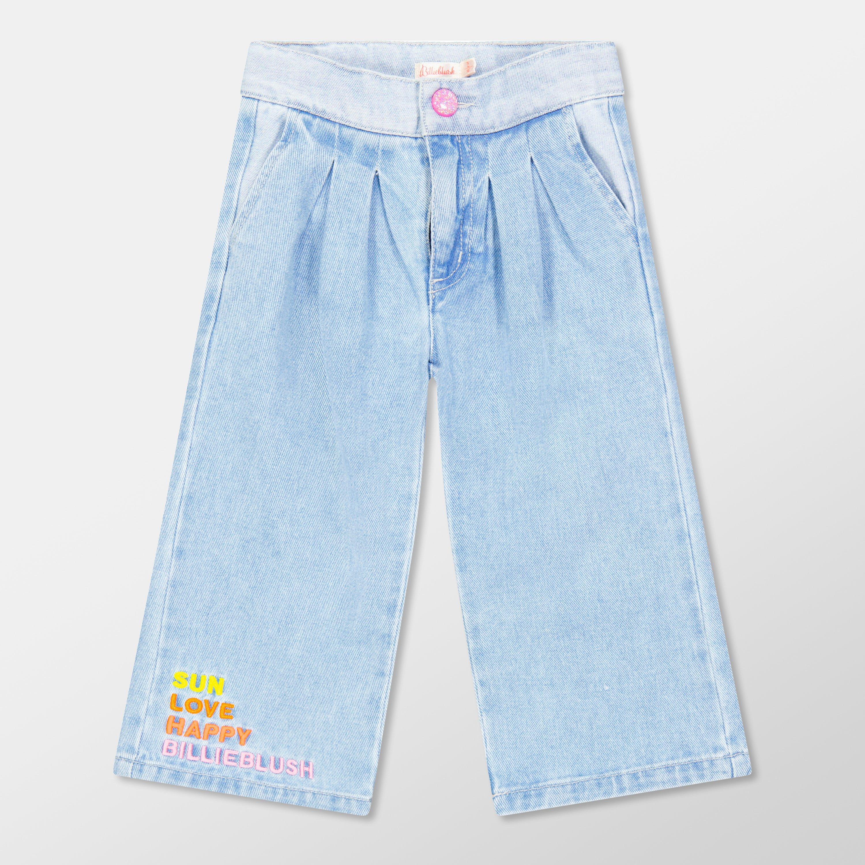 Double Stone - Billieblush - Kids' Denim Straight Leg Jeans - 1