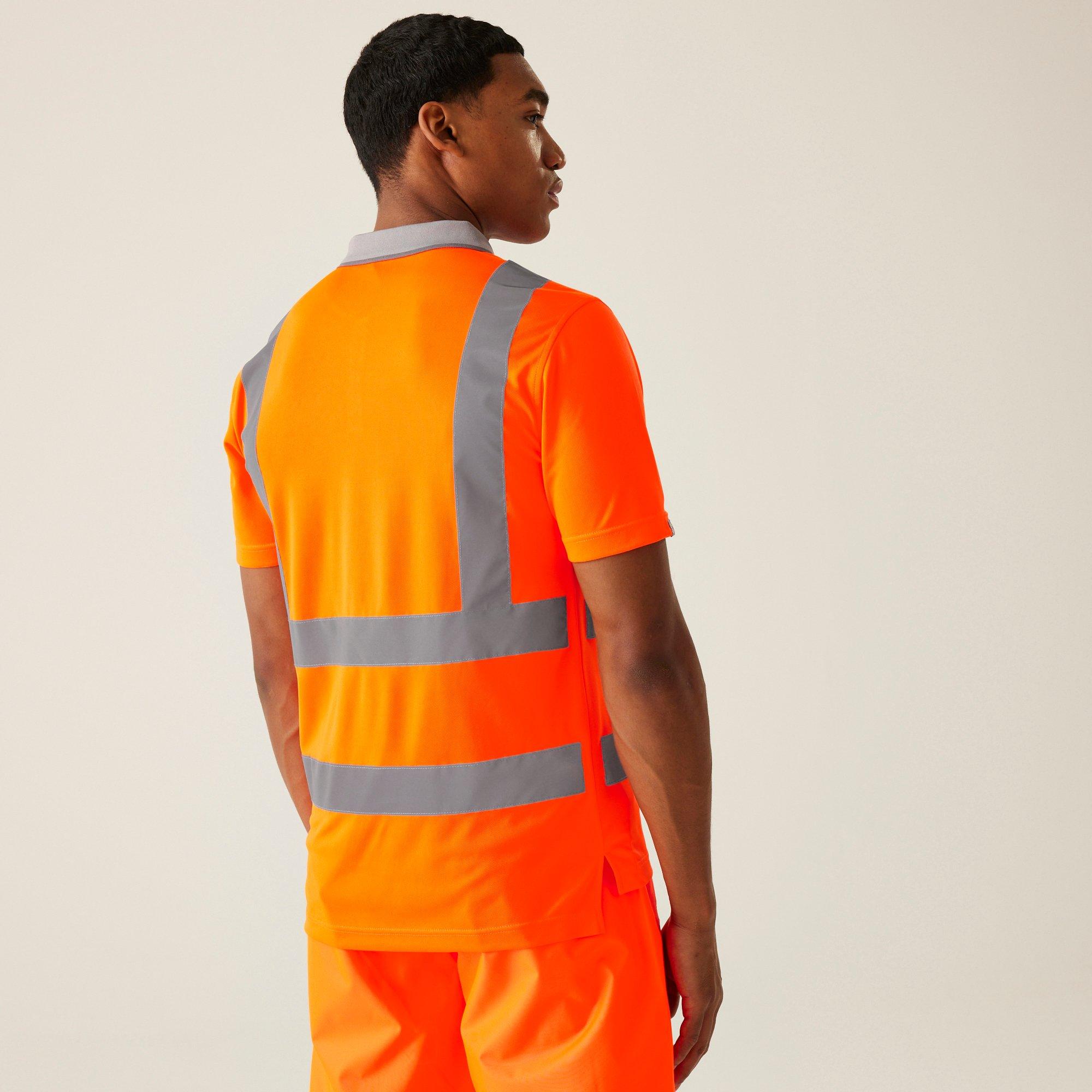 Orange - Regatta - Mens Hi-Vis Pro Contract Polo - 2