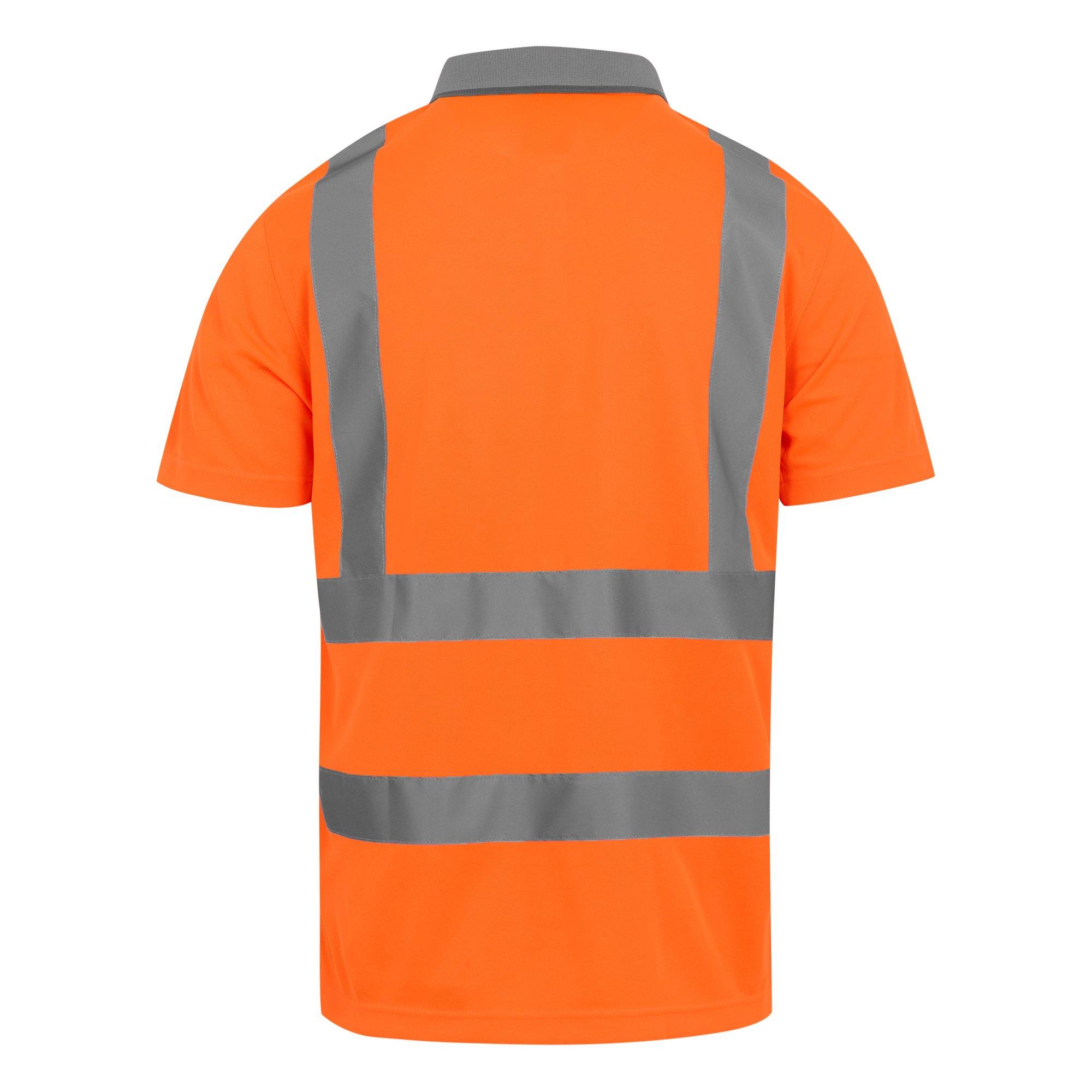 Orange - Regatta - Mens Hi-Vis Pro Contract Polo - 7