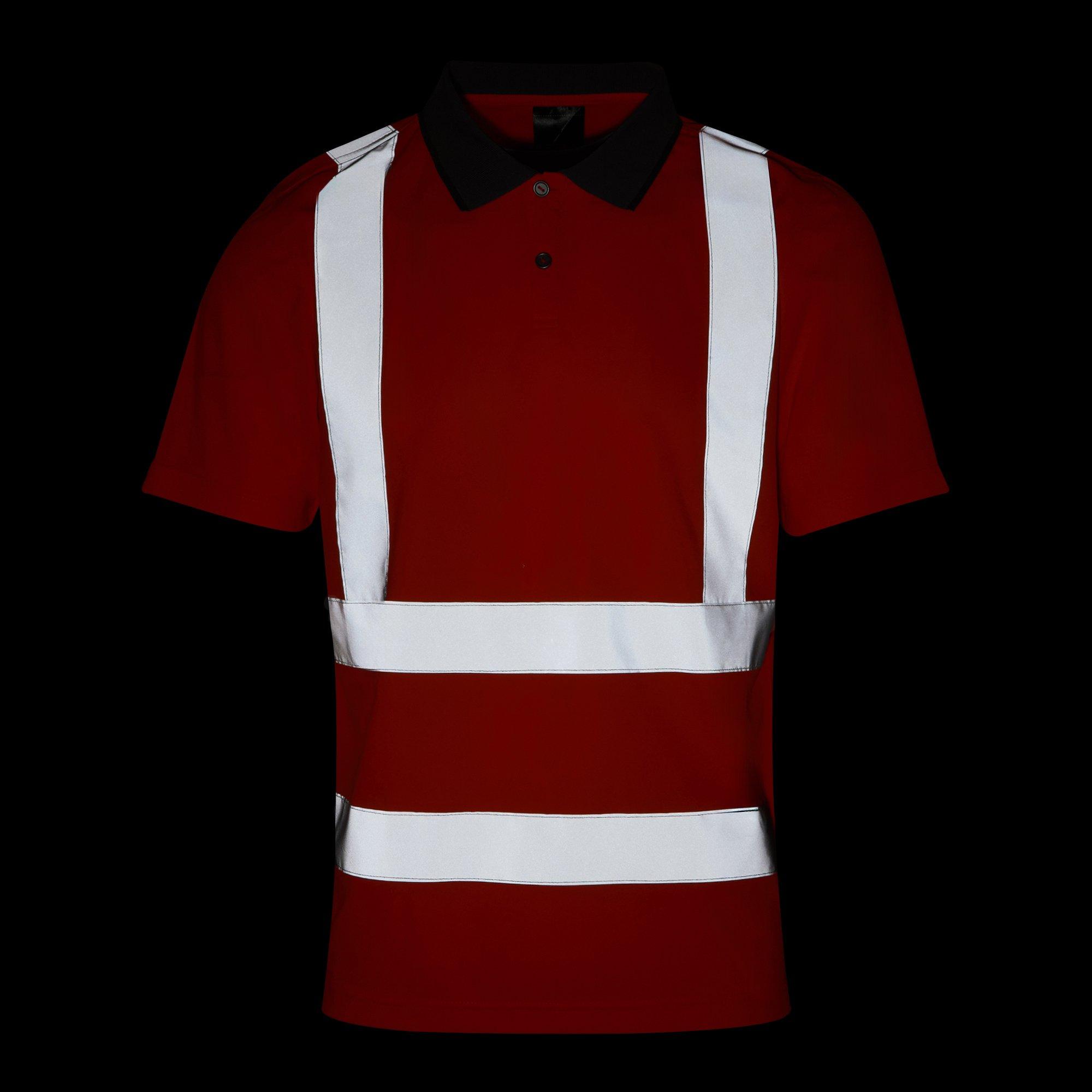 Orange - Regatta - Mens Hi-Vis Pro Contract Polo - 8