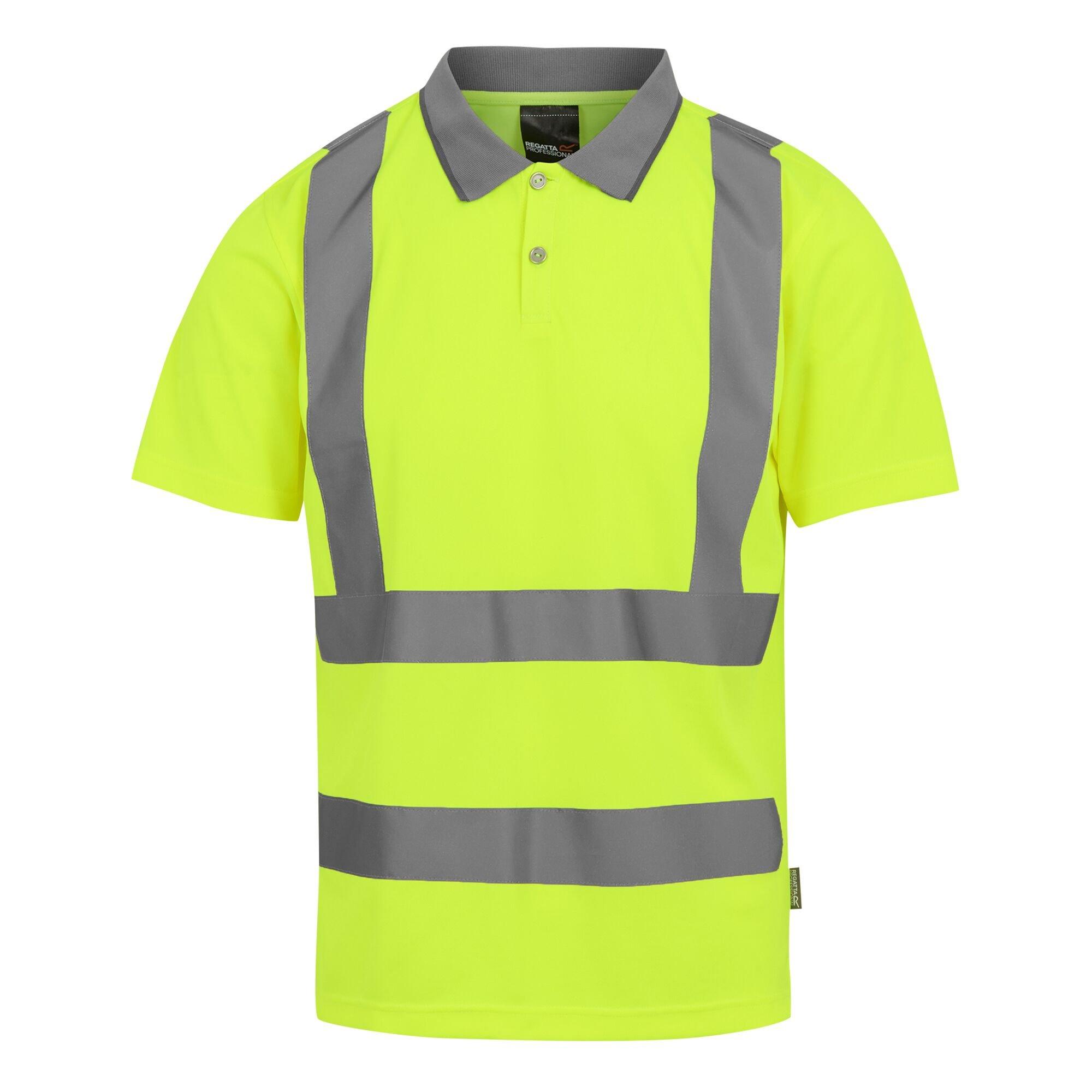 Yellow - Regatta - Mens Hi-Vis Pro Contract Polo - 6