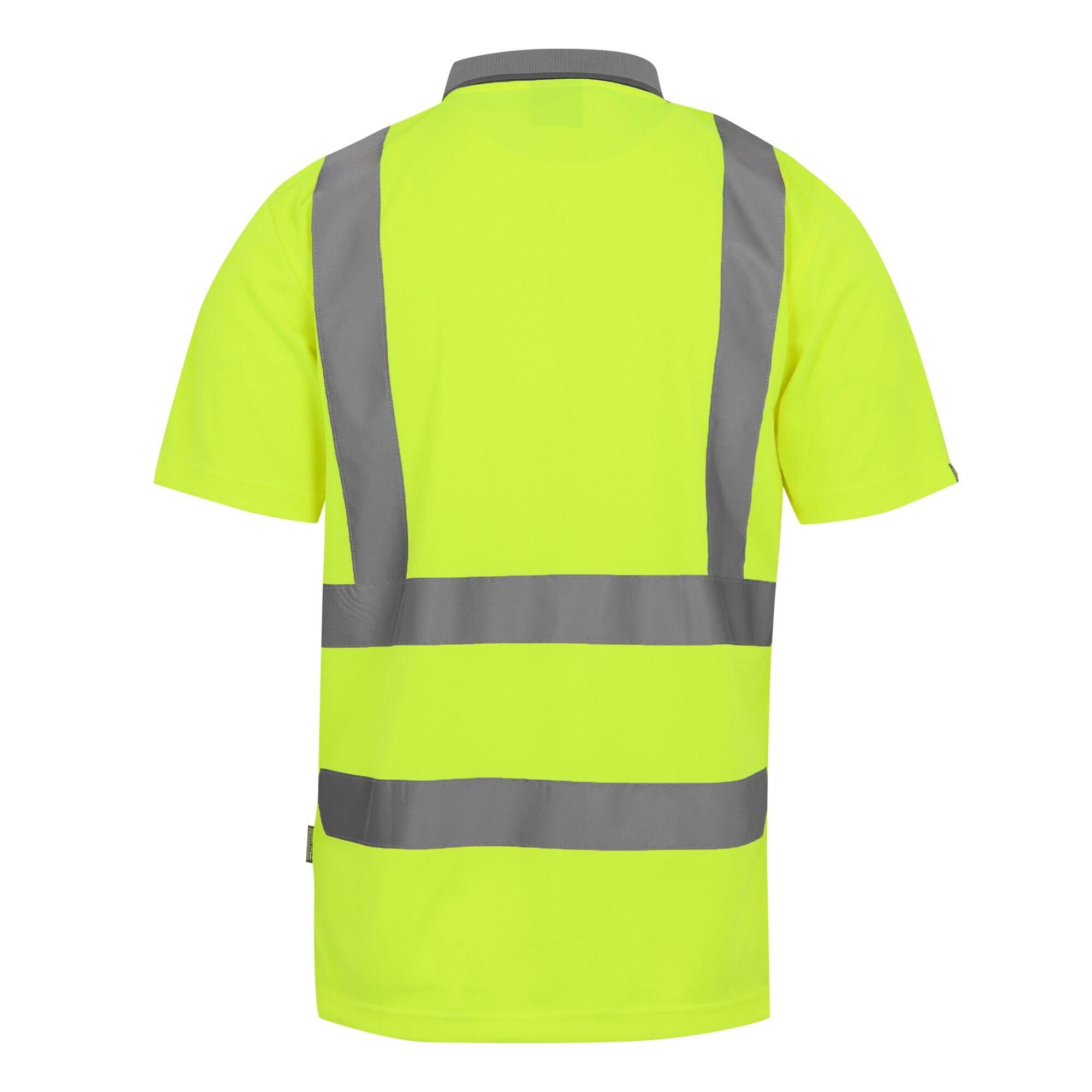 Yellow - Regatta - Mens Hi-Vis Pro Contract Polo - 7
