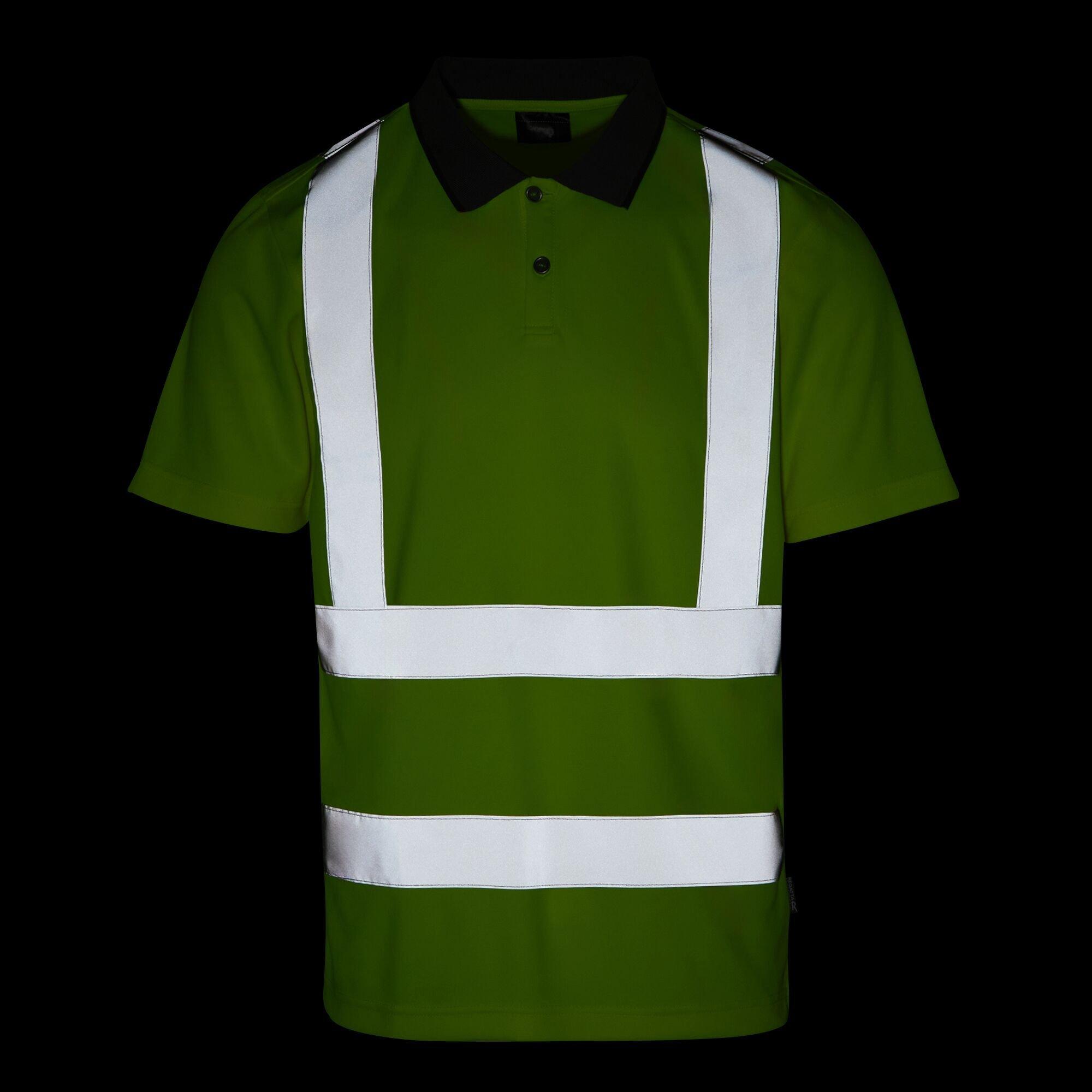 Yellow - Regatta - Mens Hi-Vis Pro Contract Polo - 8