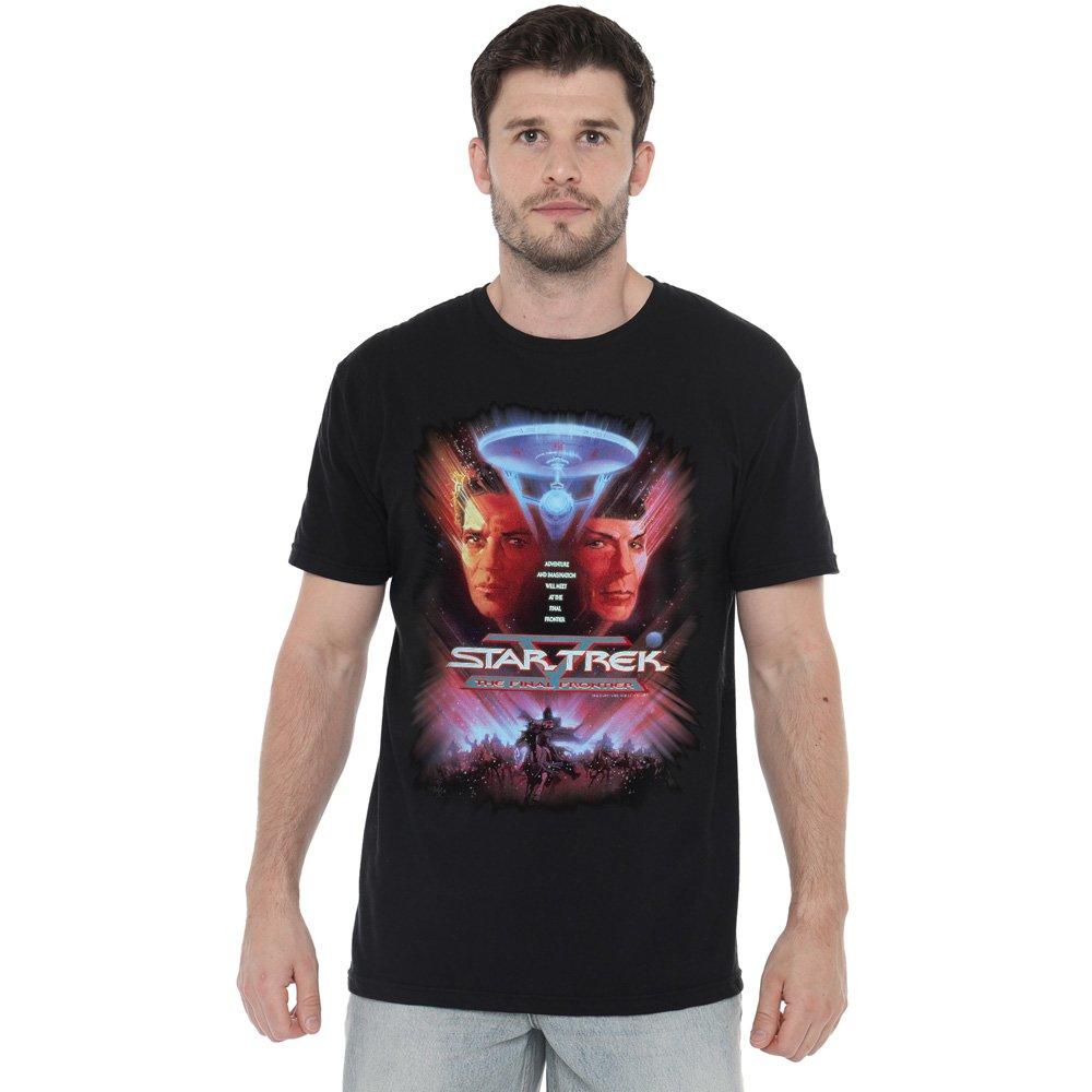 Black - Star Trek - Star Trek The Final Frontier(Movie) T Shirt Black - 1