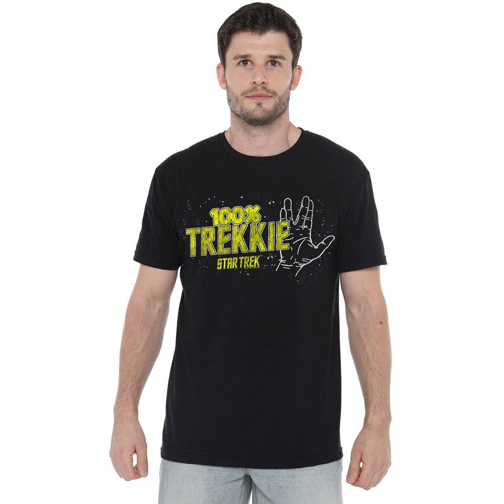 Black - Star Trek - Star Trek Trekkie T Shirt Black - 1