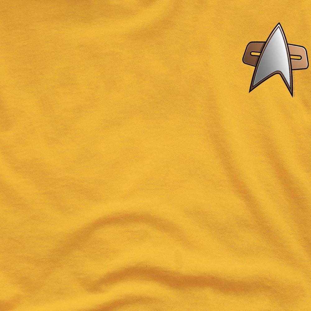 Gold - Star Trek - Star Trek Ds9 Engineering Emblem T Shirt Gold - 2