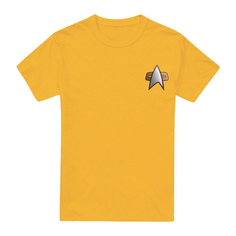 Gold - Star Trek - Star Trek Ds9 Engineering Emblem T Shirt Gold - 4