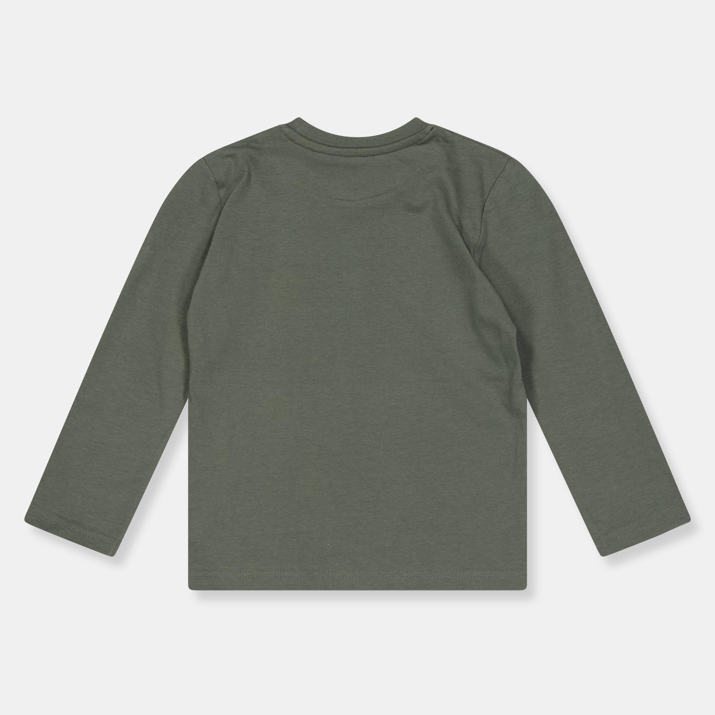 Green - Farah - Stacked Print Ls Tee Infants - 2