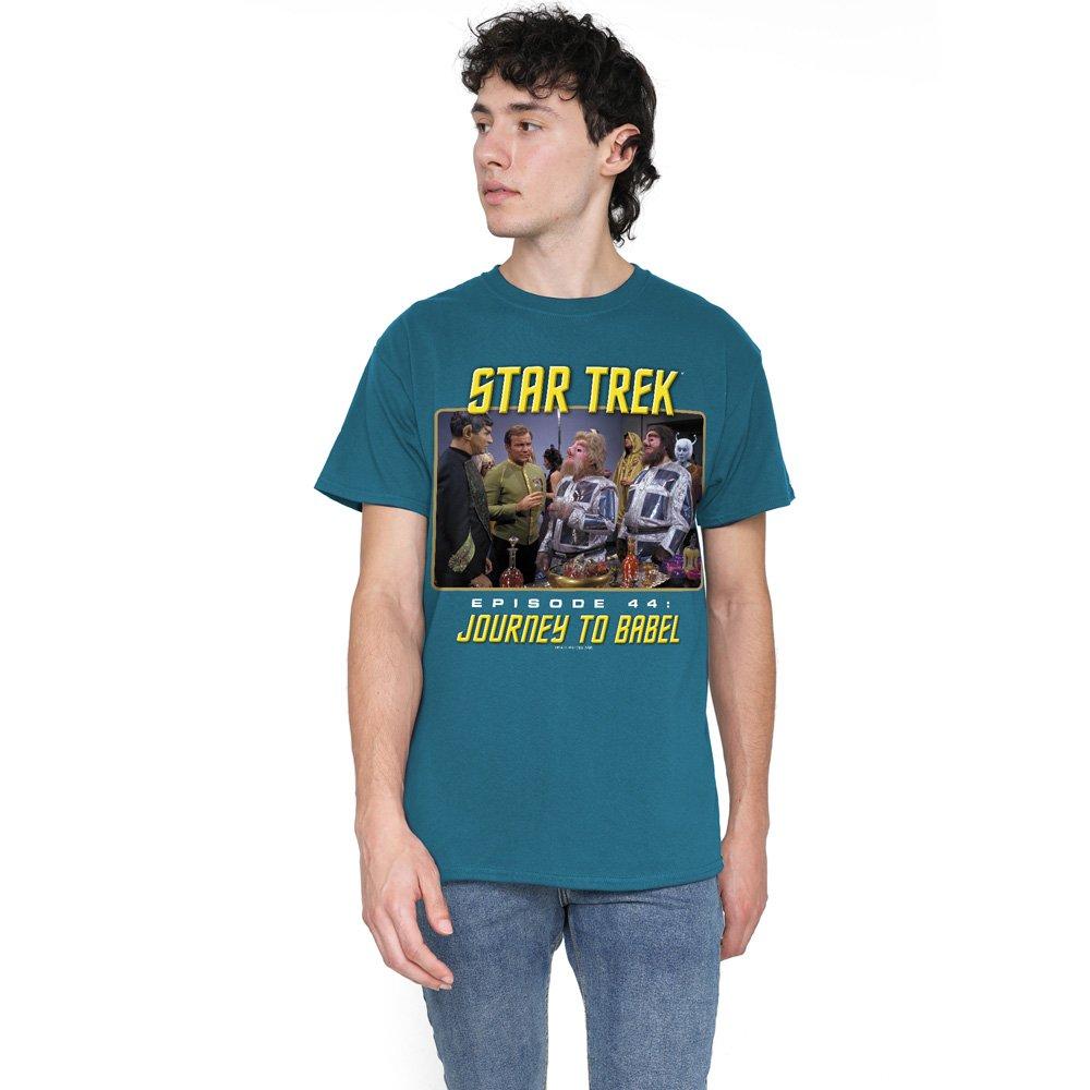 Grey - Star Trek - St Original Journey To Babel T Shirt Slate - 1