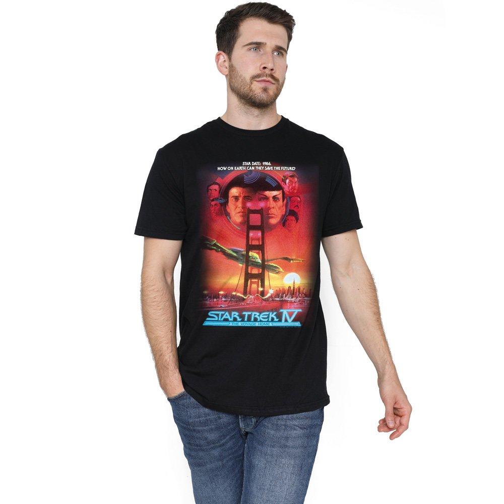 Black - Star Trek - Star Trek The Voyage Home(Movie) T Shirt Black - 1