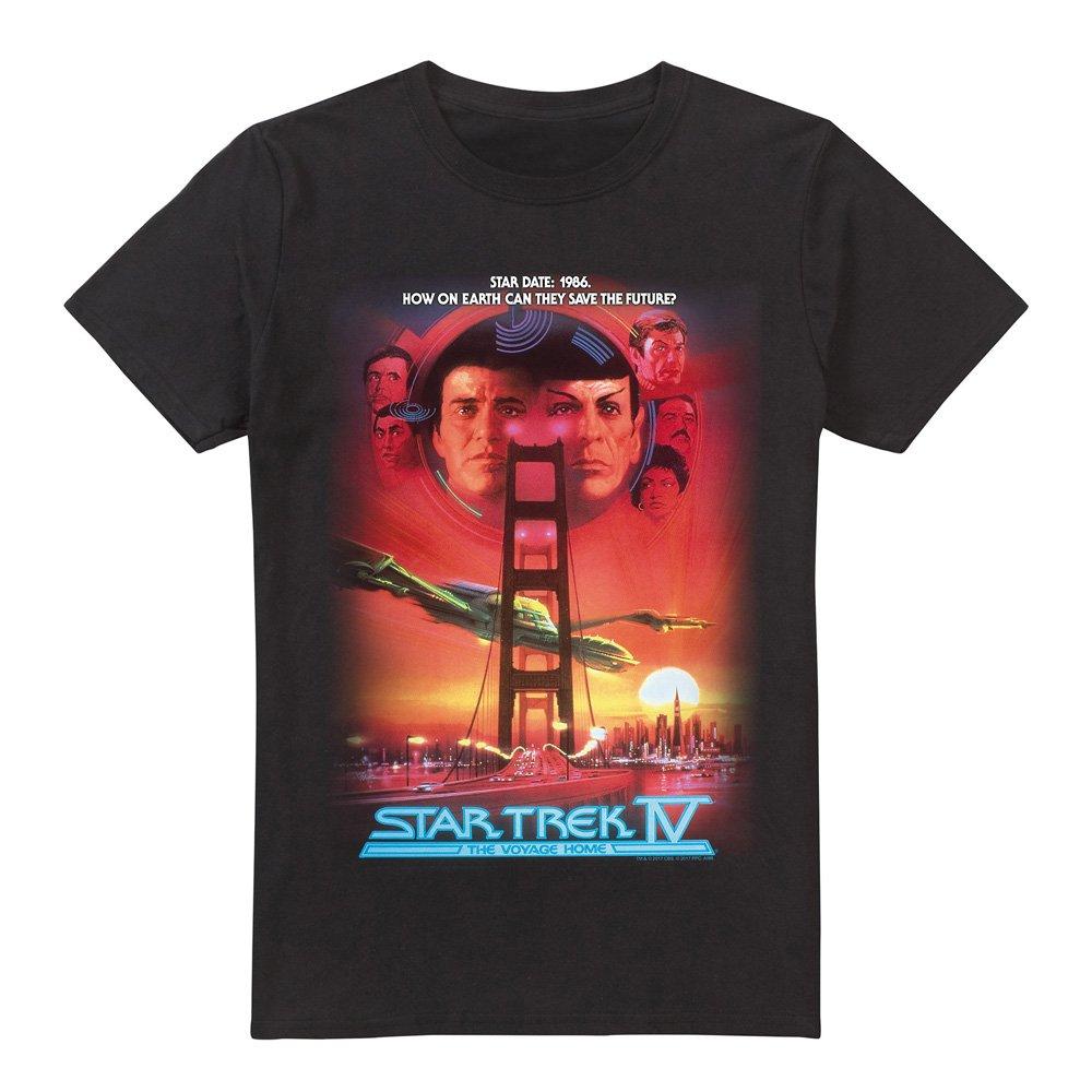 Black - Star Trek - Star Trek The Voyage Home(Movie) T Shirt Black - 4