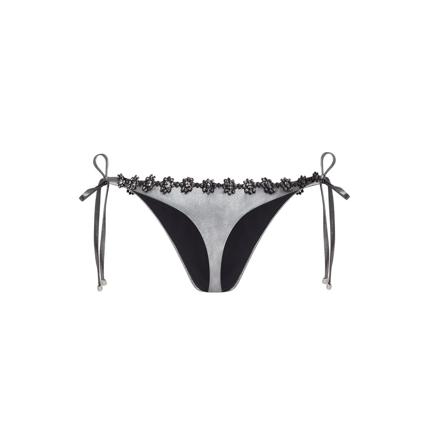 Black/Silver - Agent Provocateur - MAIYA Bikini thong - 4
