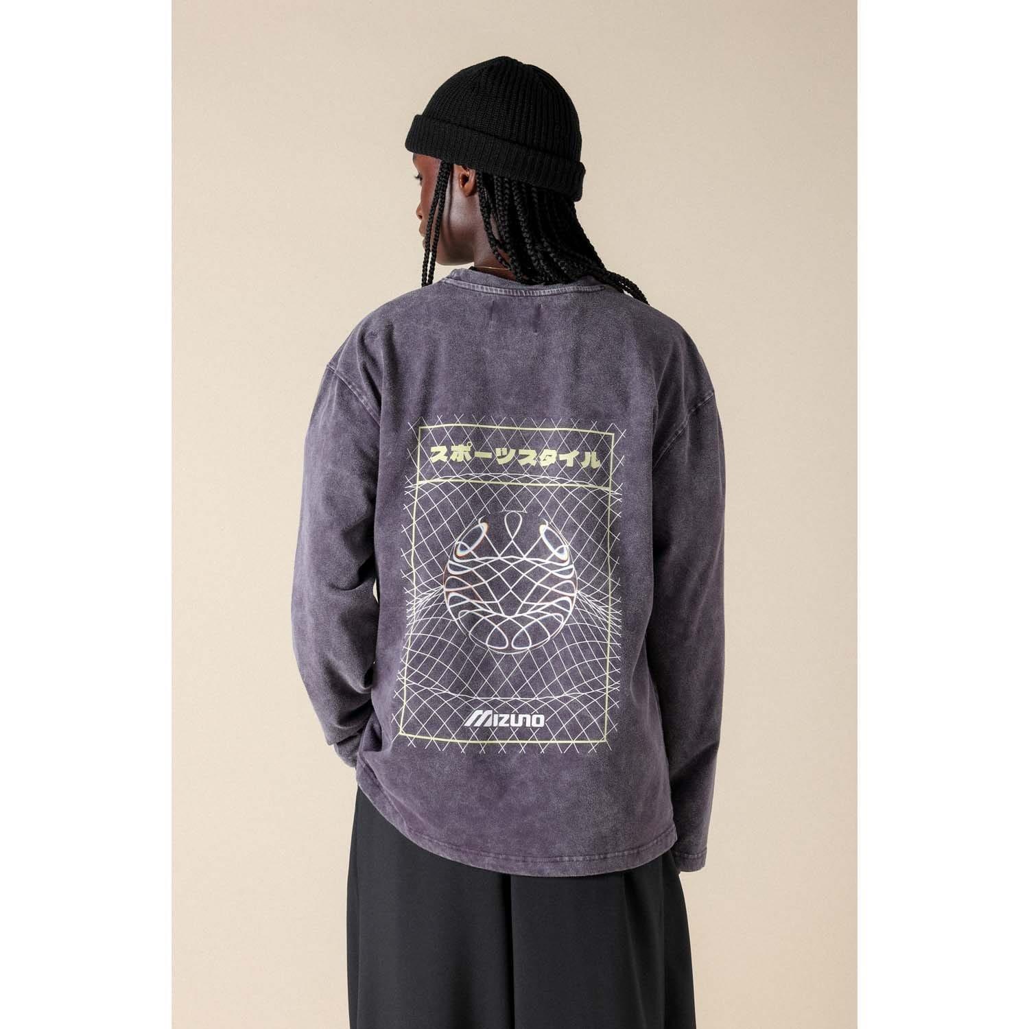 Purple - Mizuno - Sportstyle Long Sleeve T-Shirt - 2