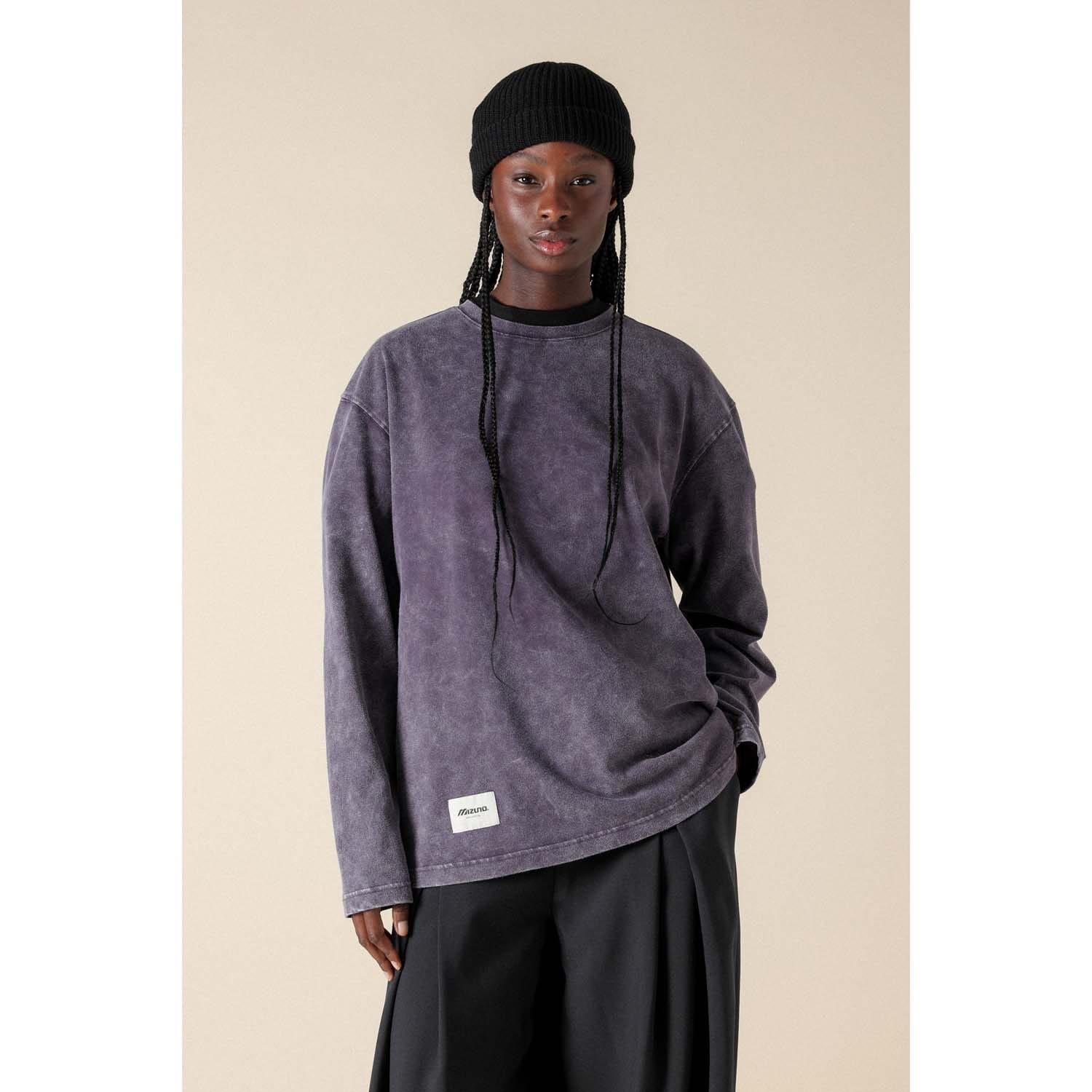 Purple - Mizuno - Sportstyle Long Sleeve T-Shirt - 5