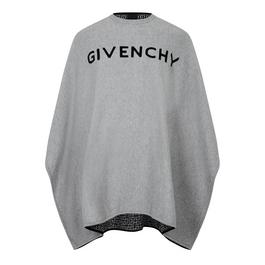 GIVENCHY Reversible Knit Cape Juniors